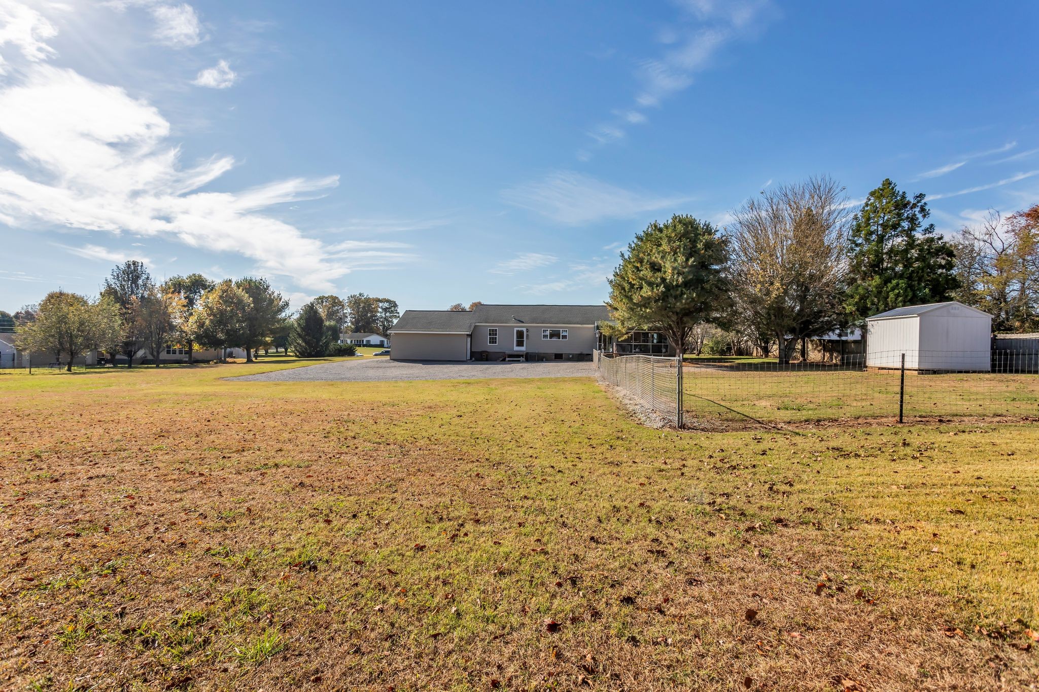 2673 McKnight Road Culleoka, TN 38451 - Photo 34 of 41 a view of yard with swimming pool and trees