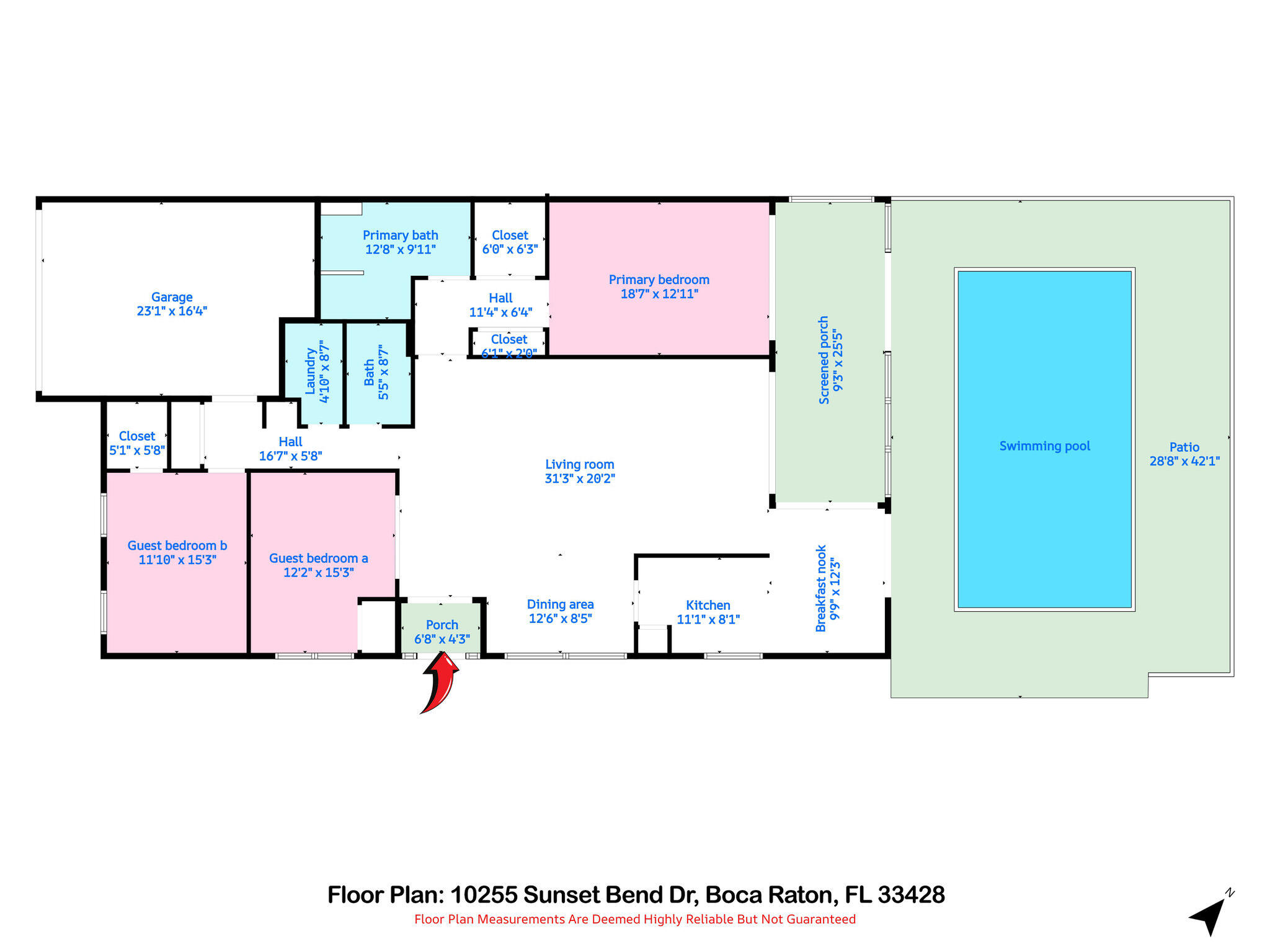 10255 Sunset Bend Drive Boca Raton, FL 33428 - Photo 88 of 88 2 Floor Plan
