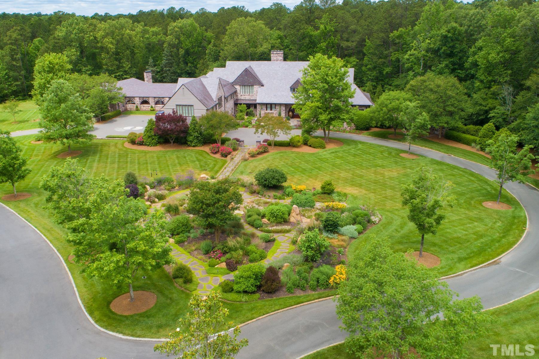 483 Rosemont Drive Durham, NC 27713 - Photo 32 of 88 an aerial view of residential houses with outdoor space and trees