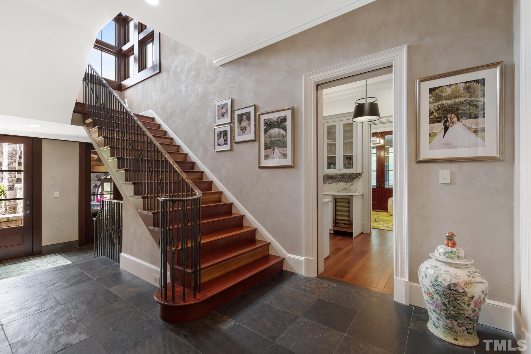 483 Rosemont Drive Durham, NC 27713 - Photo 58 of 88 a view of entryway and hall with wooden floor