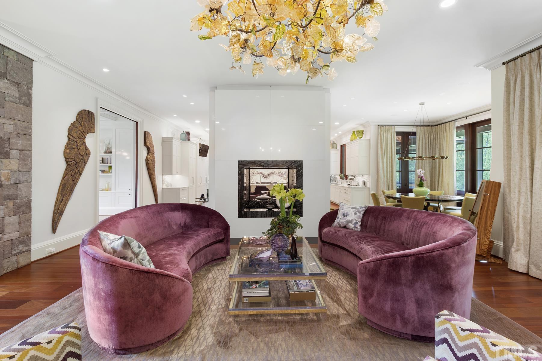 483 Rosemont Drive Durham, NC 27713 - Photo 87 of 88 a living room with furniture and a flat screen tv