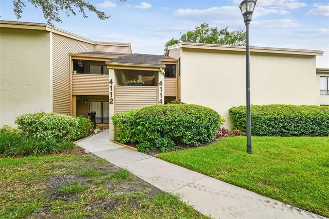 a view of a backyard with plants