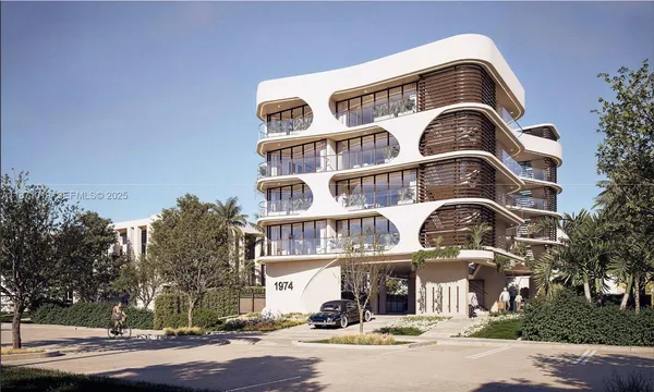 a front view of a building