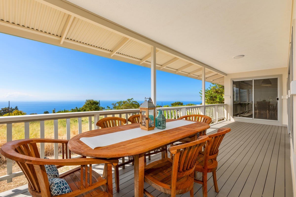 82-1019 KOA Road Captain Cook, HI 96704 - Photo 9 of 23 a view of a balcony with furniture