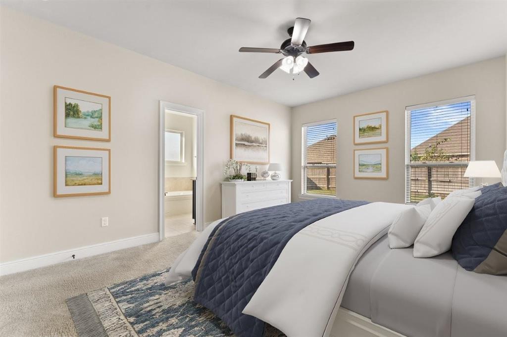 1923 Thibodeaux Road Lake Charles, LA 70607 - Photo 14 of 29 VIRTUAL STAGED PHOTO of Master Bedroom.