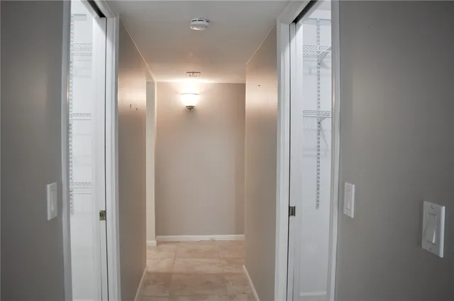 a view of empty room