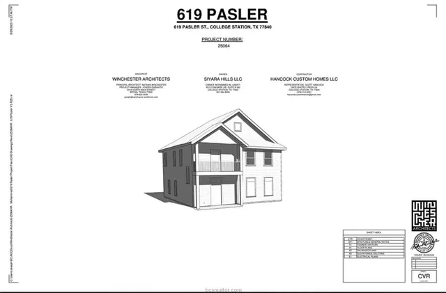 a view of a balcony with many windows