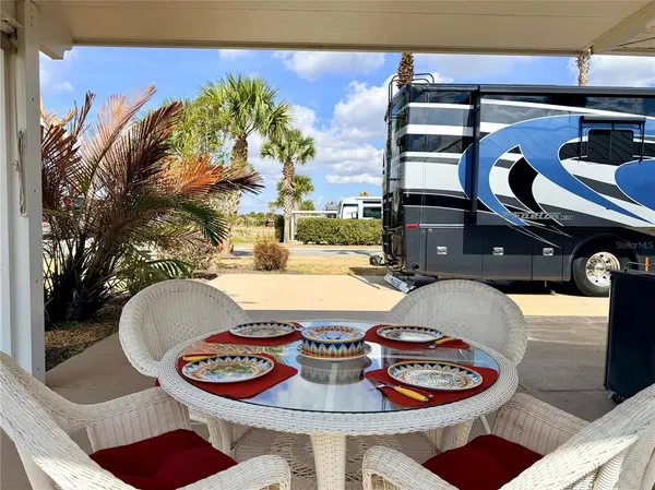 a table with chairs and a table