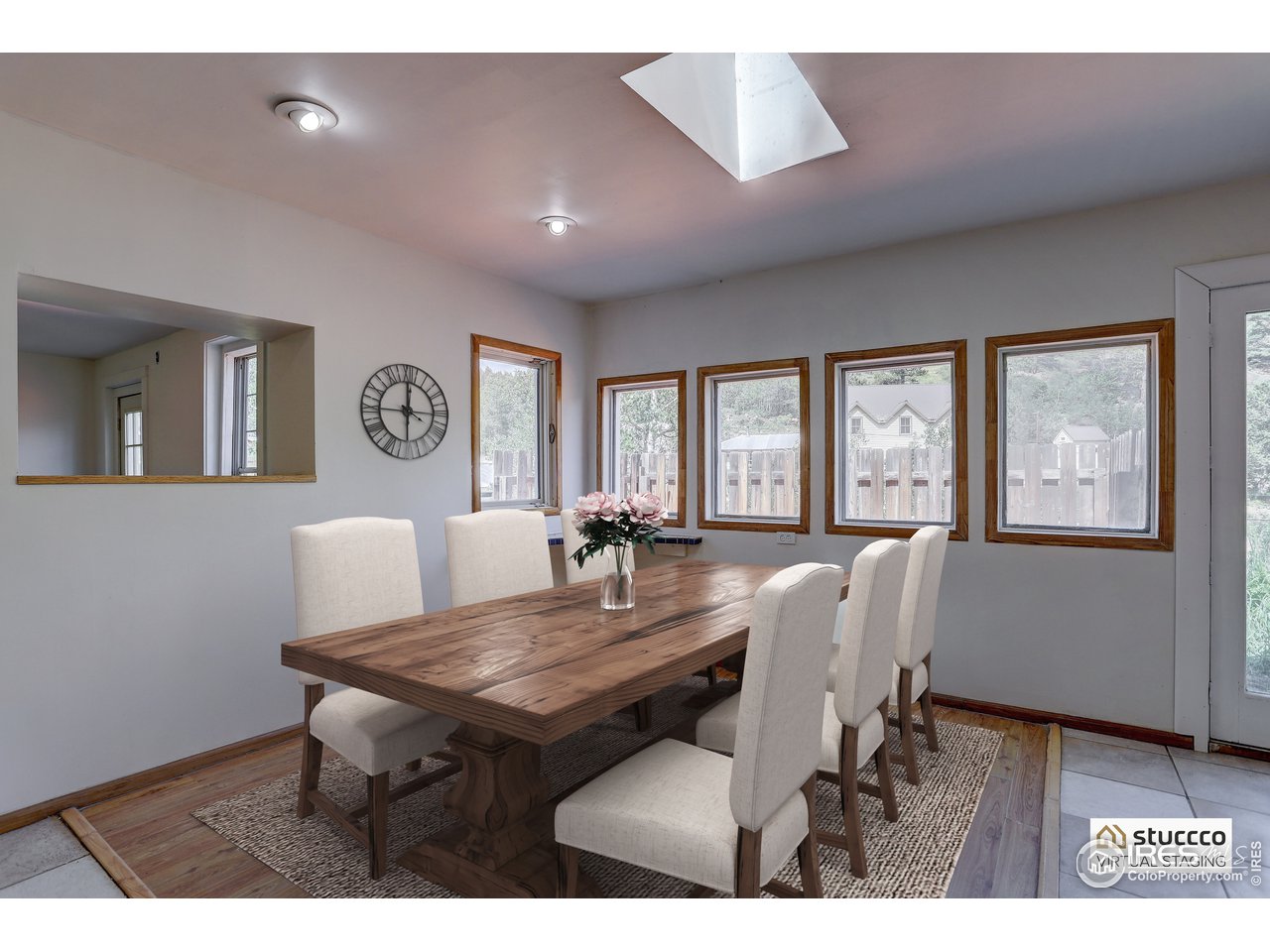 35 Boston Street Ward, CO 80481 - Photo 13 of 34 a view of a dining room with furniture and a large window
