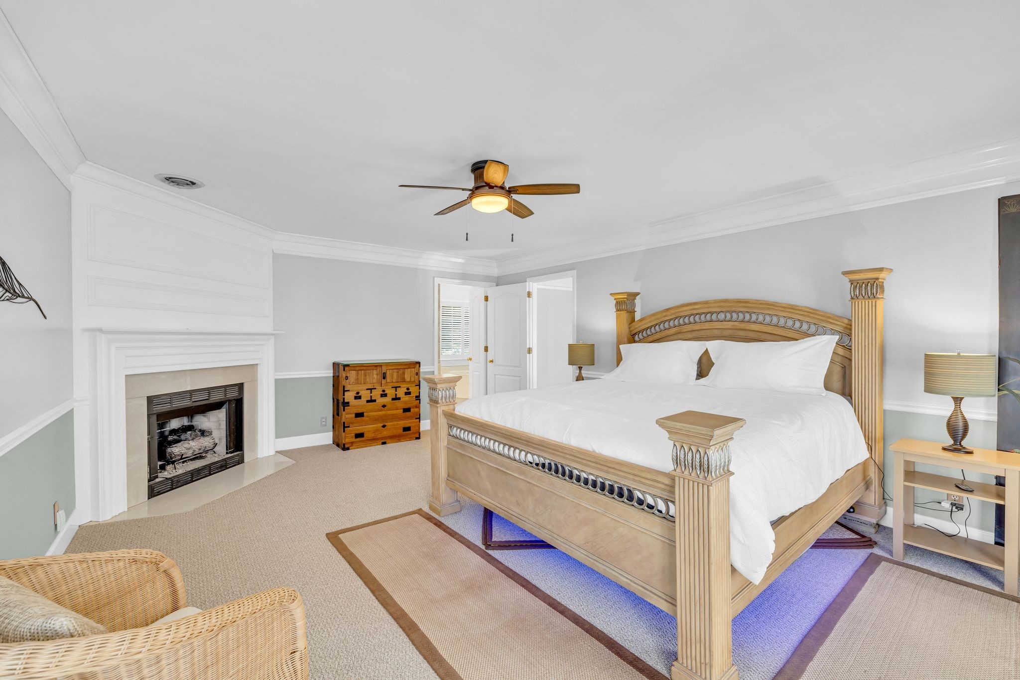 1810 Waterford Road Murfreesboro, TN 37129 - Photo 21 of 43 a bedroom with a bed and a fireplace