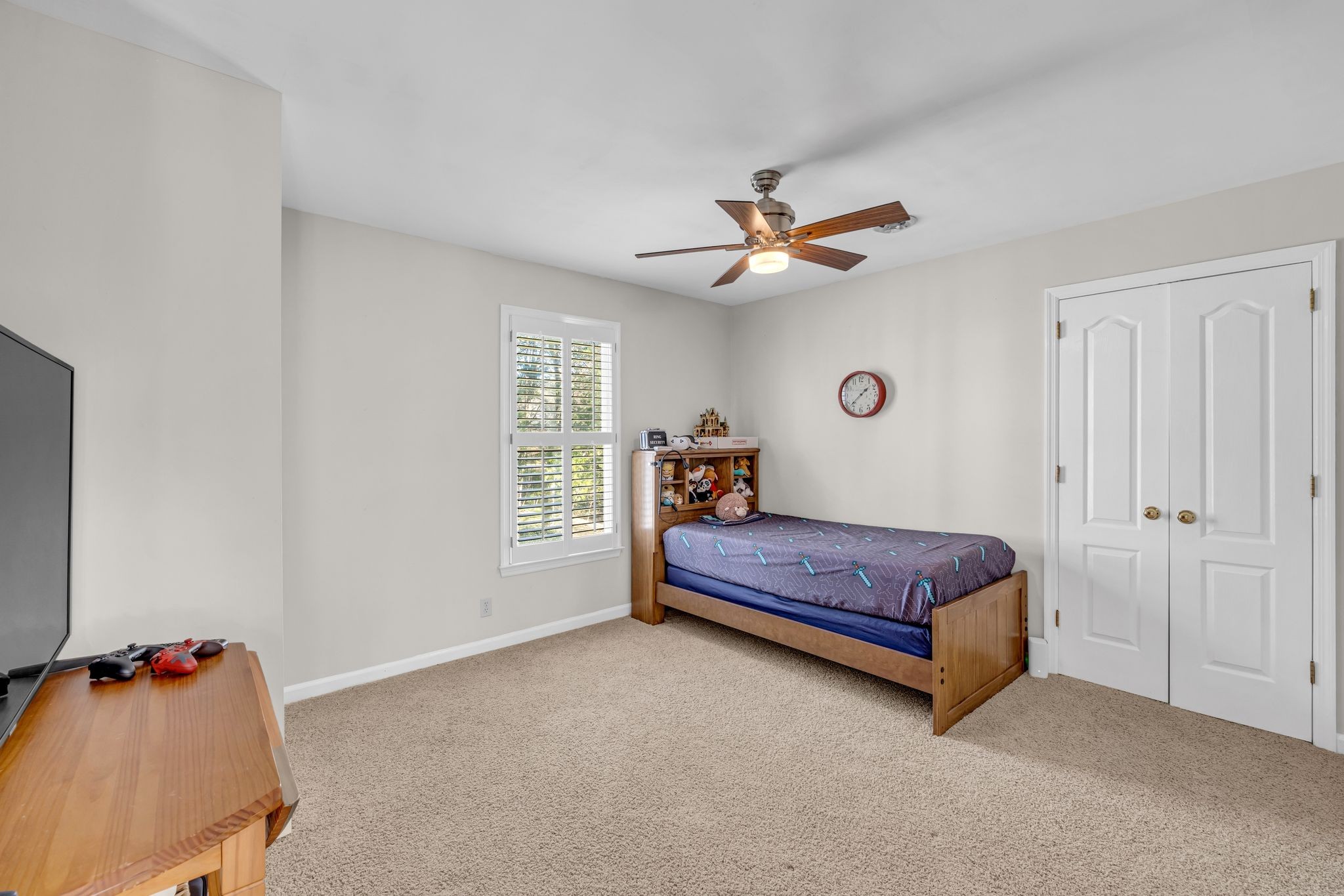 1810 Waterford Road Murfreesboro, TN 37129 - Photo 25 of 43 a bedroom with a bed and a chandelier