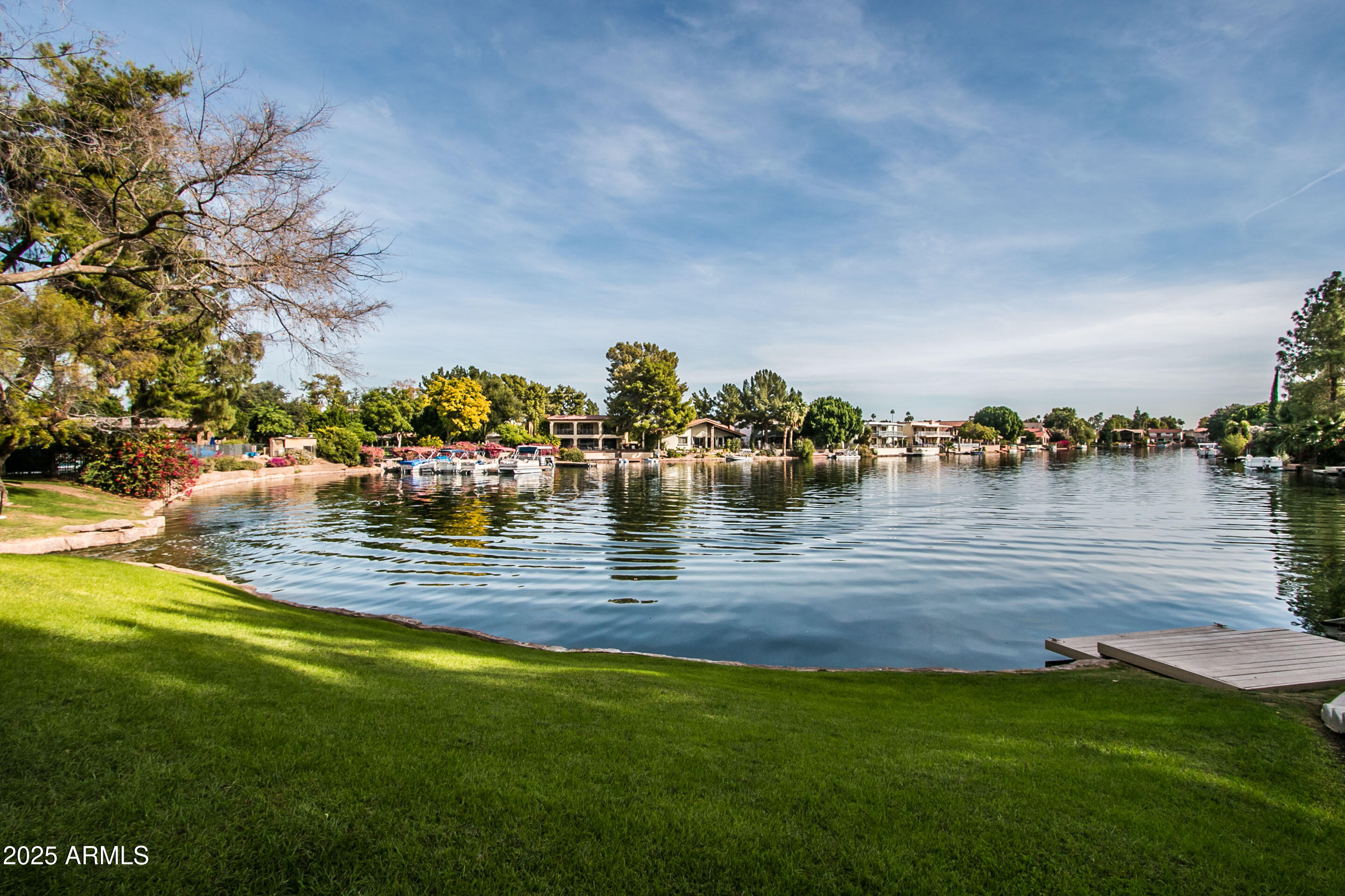 5627 South Crows Nest Road Tempe, AZ 85283 - Photo 91 of 93 a view of a lake with houses