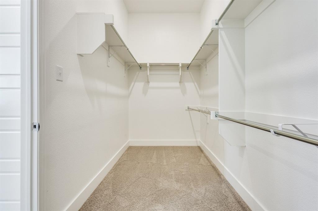 1704 Hydrangea Lane Prosper, TX 75078 - Photo 23 of 25 Walk in closet with light colored carpet