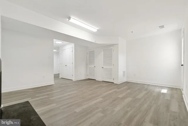 wooden floor in an empty room