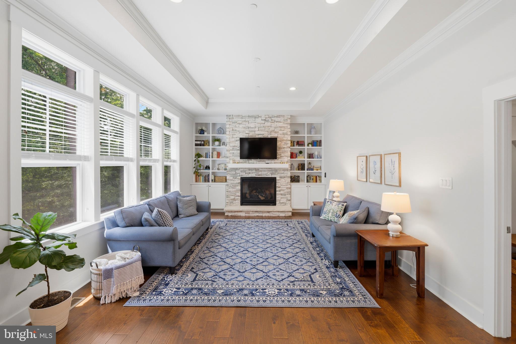 1215 B Providence Road Towson, MD 21286 - Photo 22 of 74 abundant natural light & Gas Fireplace