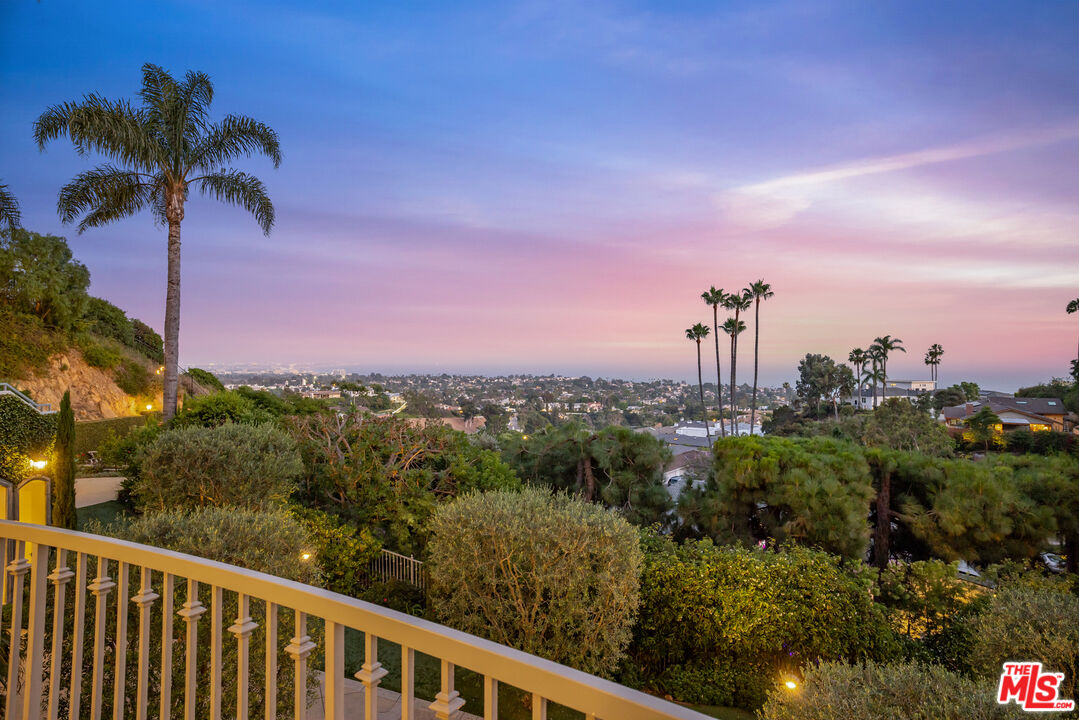 1328 Las Pulgas Road Pacific Palisades, CA 90272 - Photo 2 of 2 a view of a city from a balcony