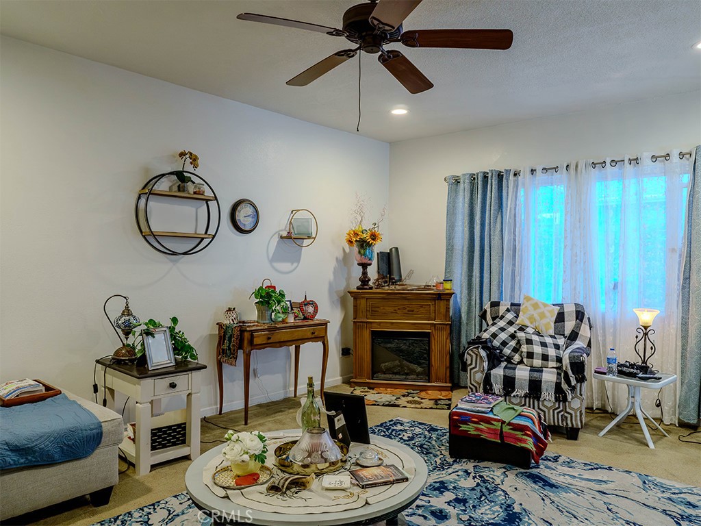 9413 Garfield Street Riverside, CA 92503 - Photo 14 of 33 a living room with furniture and a fireplace