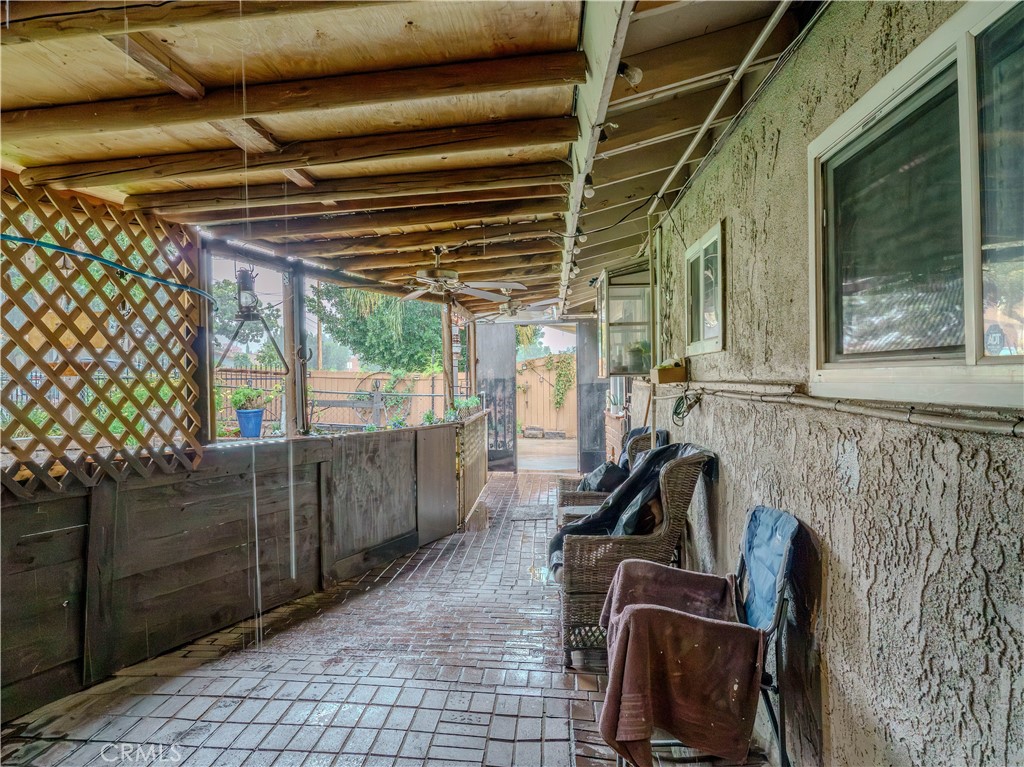 9413 Garfield Street Riverside, CA 92503 - Photo 24 of 33 a view of a storage with an outdoor space
