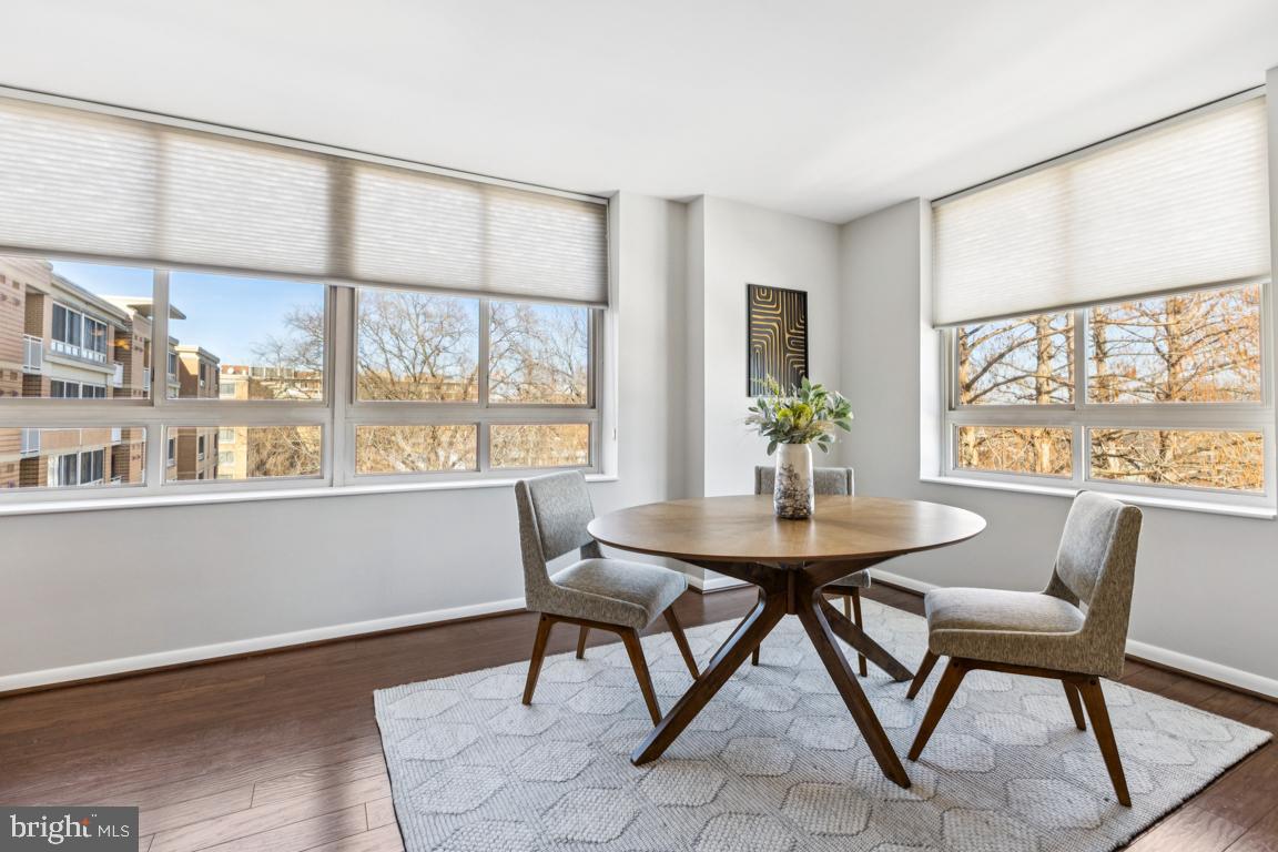 355 I Street Southwest, Unit 501 Washington, DC 20024 - Photo 14 of 44 a dining room with furniture and window