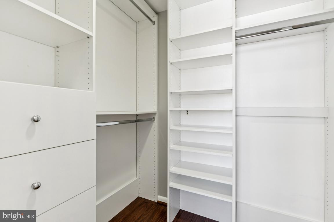 355 I Street Southwest, Unit 501 Washington, DC 20024 - Photo 17 of 44 a view of walk in closet with empty racks