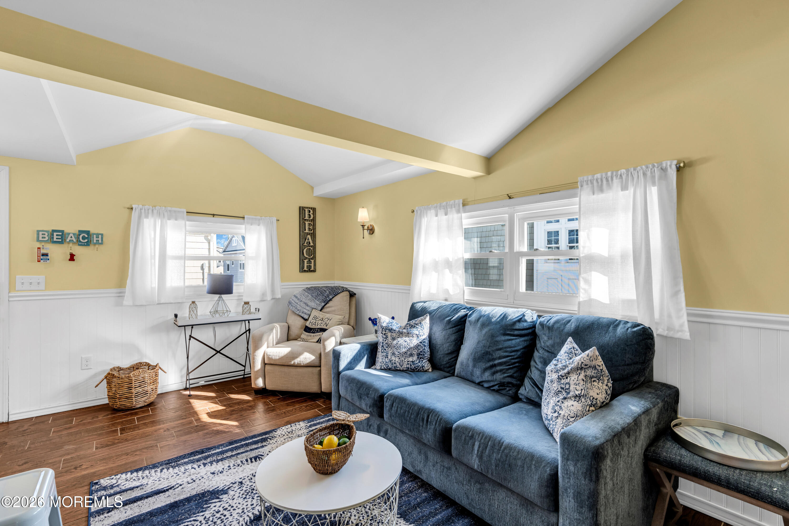 112 West Tide Way Lavallette, NJ 08735 - Photo 6 of 16 a living room with furniture and a wooden floor