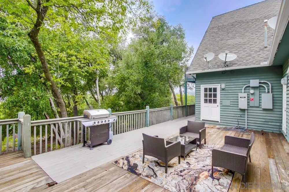 4499 Toyon Mountain Road Julian, CA 92036 - Photo 41 of 50 a view of a deck with furniture