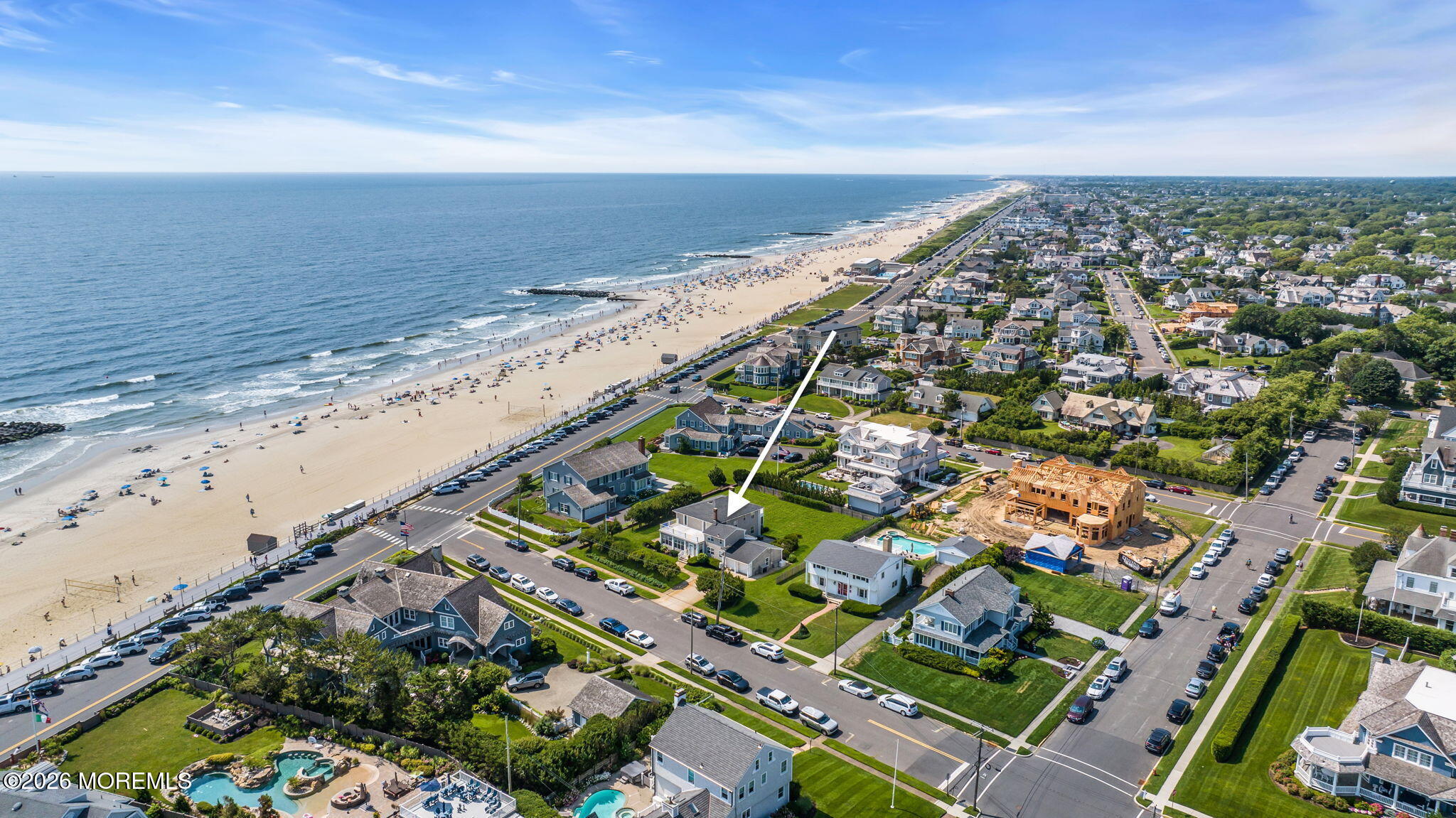 5 Howell Avenue Spring Lake, NJ 07762 - Photo 3 of 92 an aerial view of beach and ocean