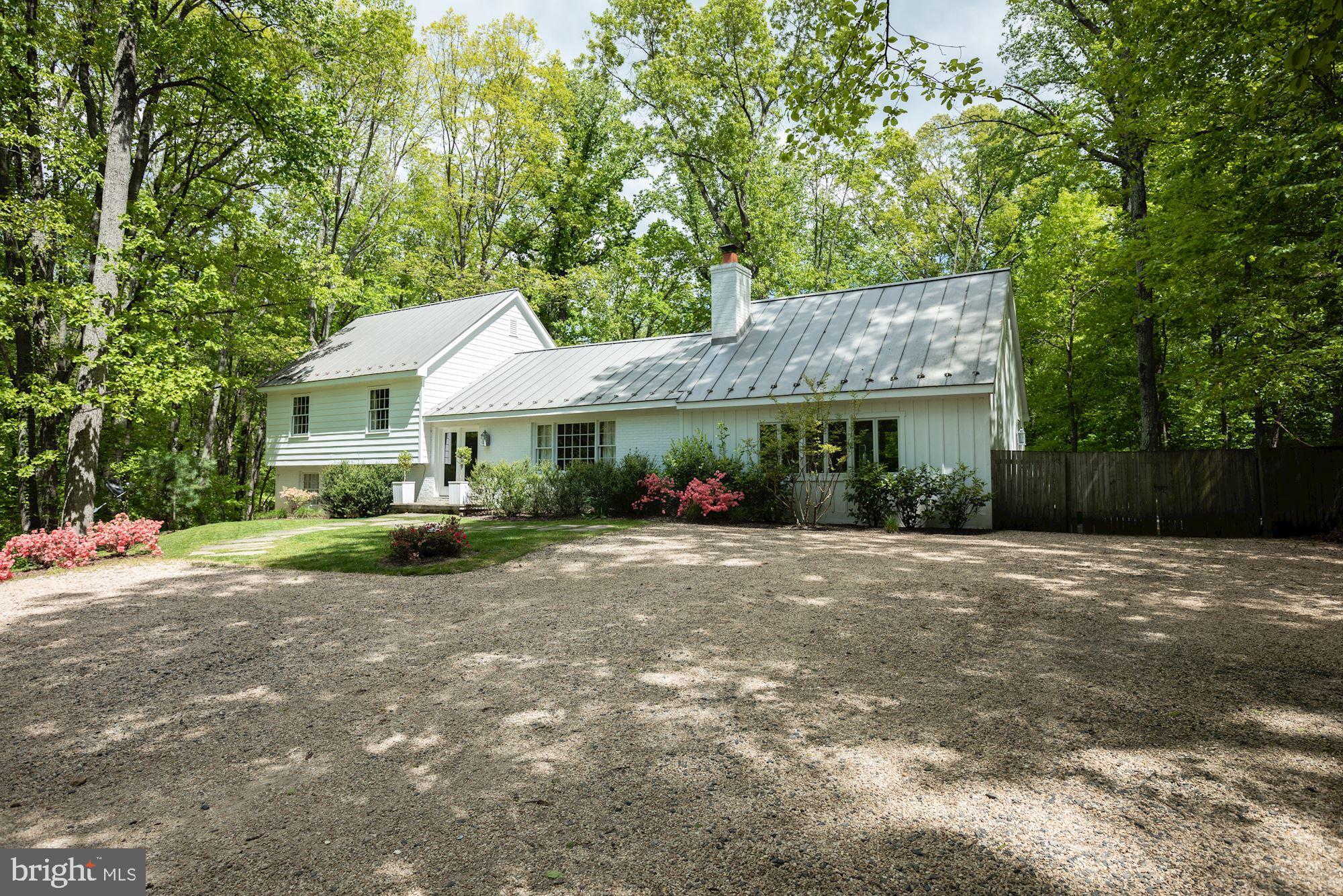 3755 Rectortown Road Marshall, VA 20115 - Photo 3 of 36 gravel driveway surrounded by mature landscaping