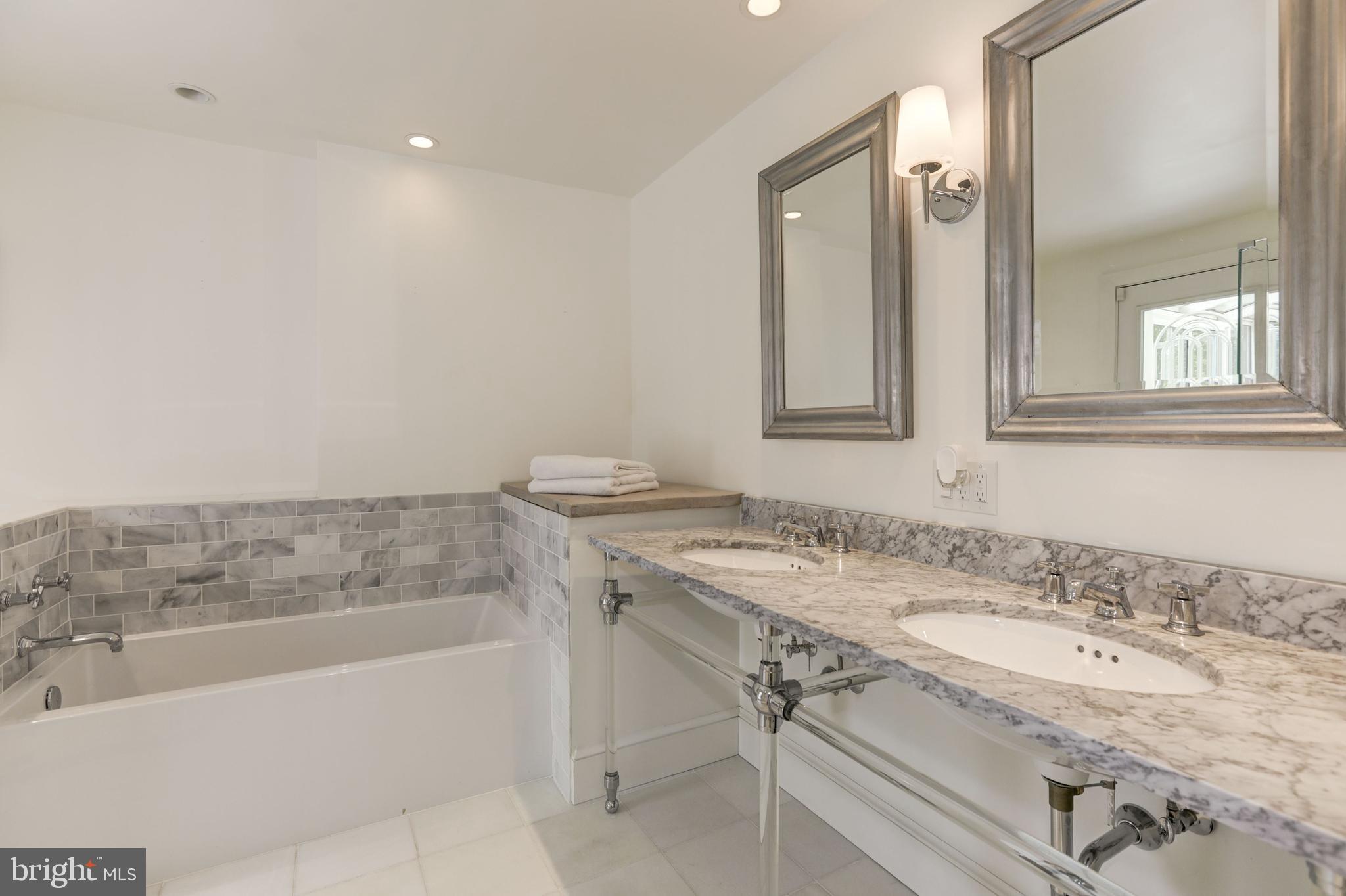 3755 Rectortown Road Marshall, VA 20115 - Photo 23 of 36 master bath with marble double sink vanity