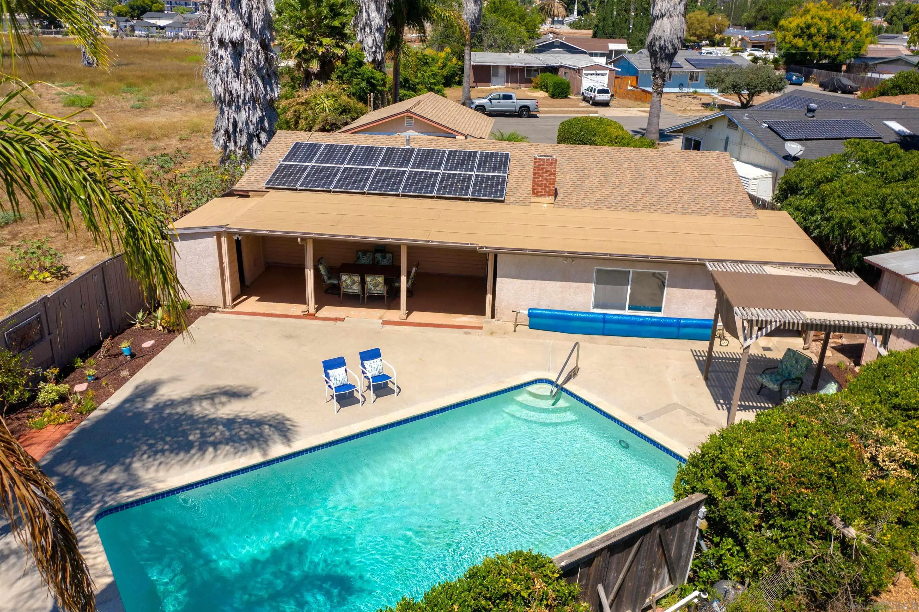 14287 Lolin Lane Poway, CA 92064 - Photo 29 of 35 an aerial view of house with yard