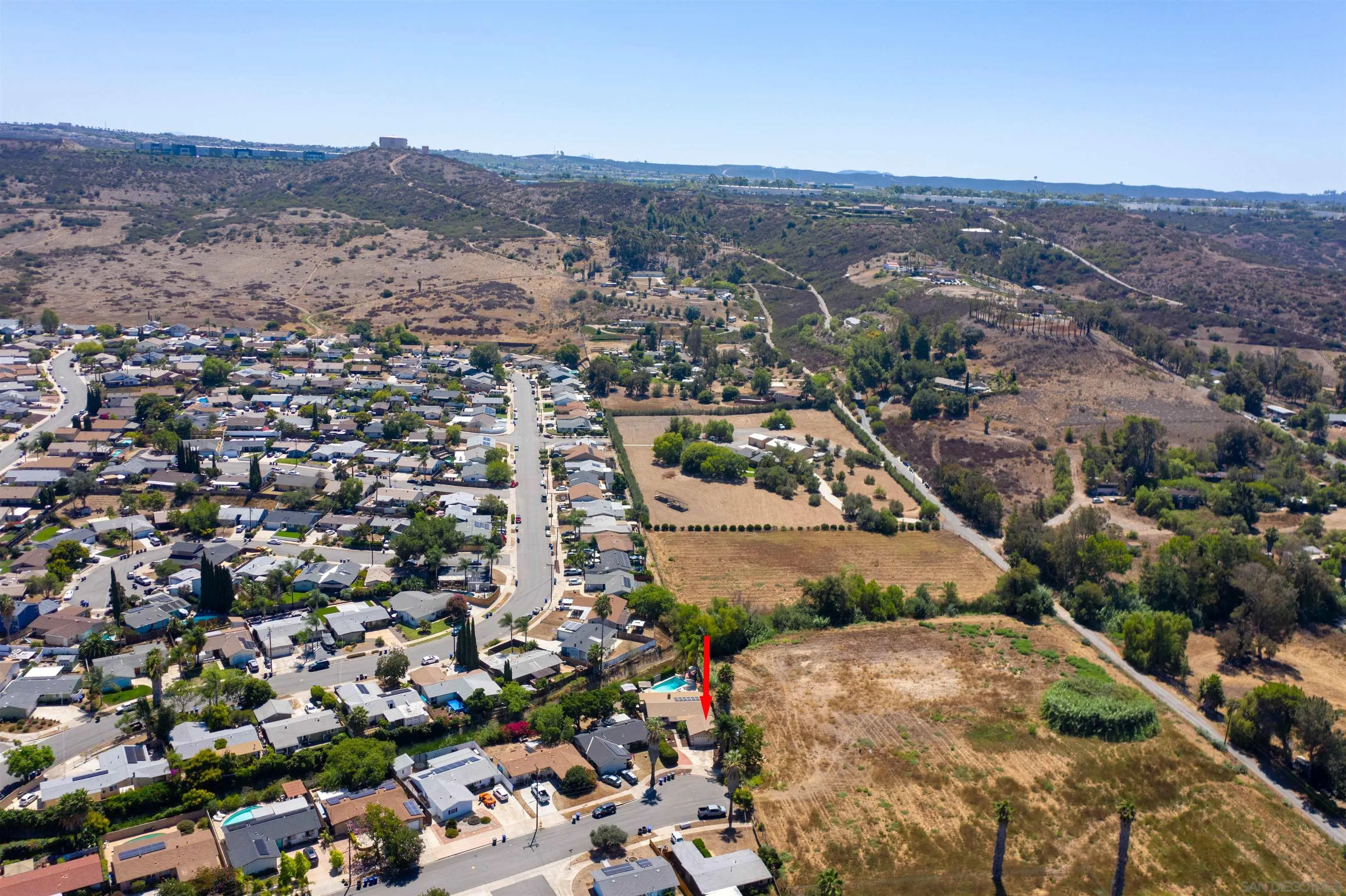 14287 Lolin Lane Poway, CA 92064 - Photo 35 of 35 an aerial view of residential houses with outdoor space