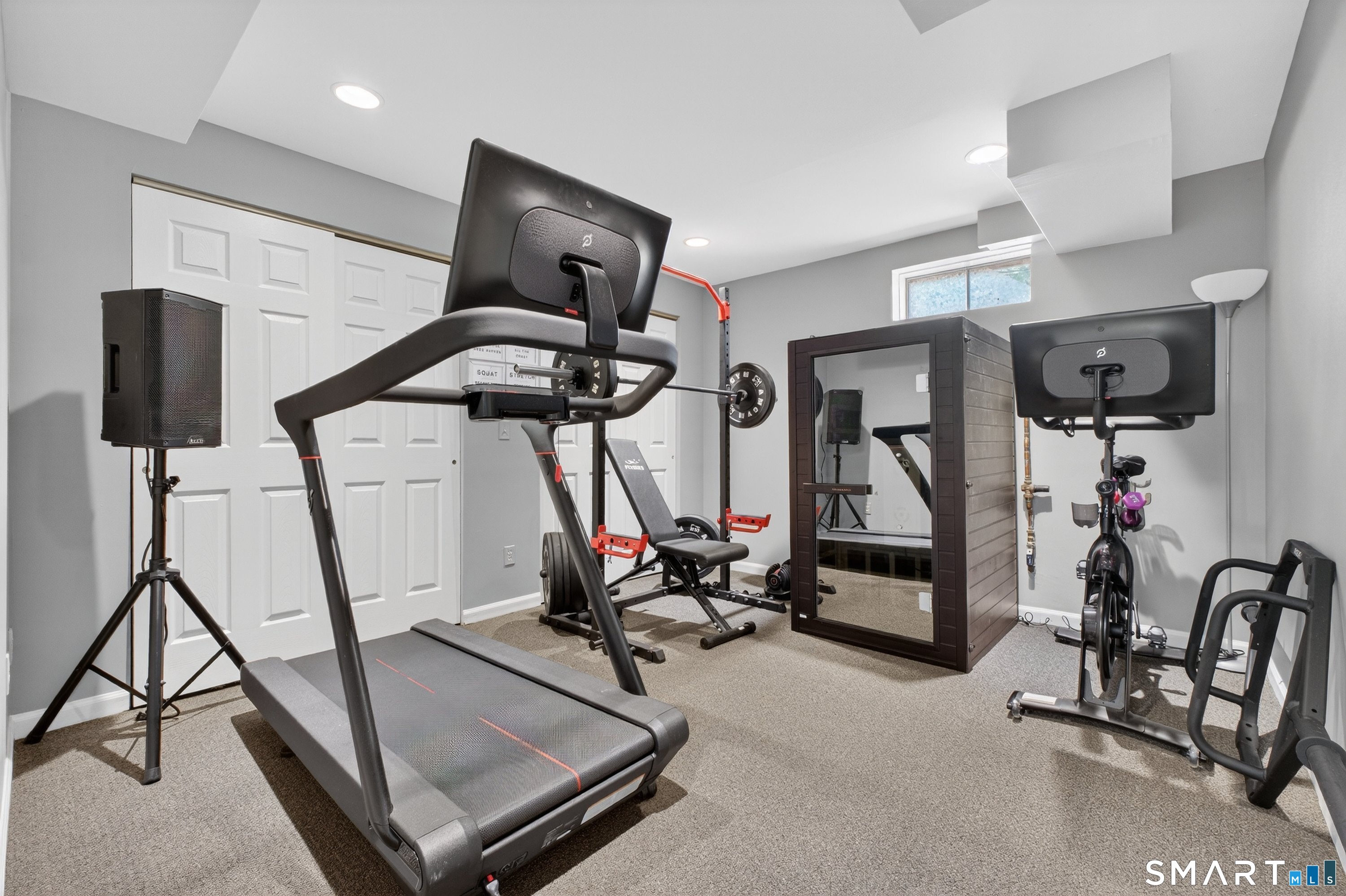 19 Prospect Ridge, Unit 41 Ridgefield, CT 06877 - Photo 25 of 29 a view of a room with gym equipment
