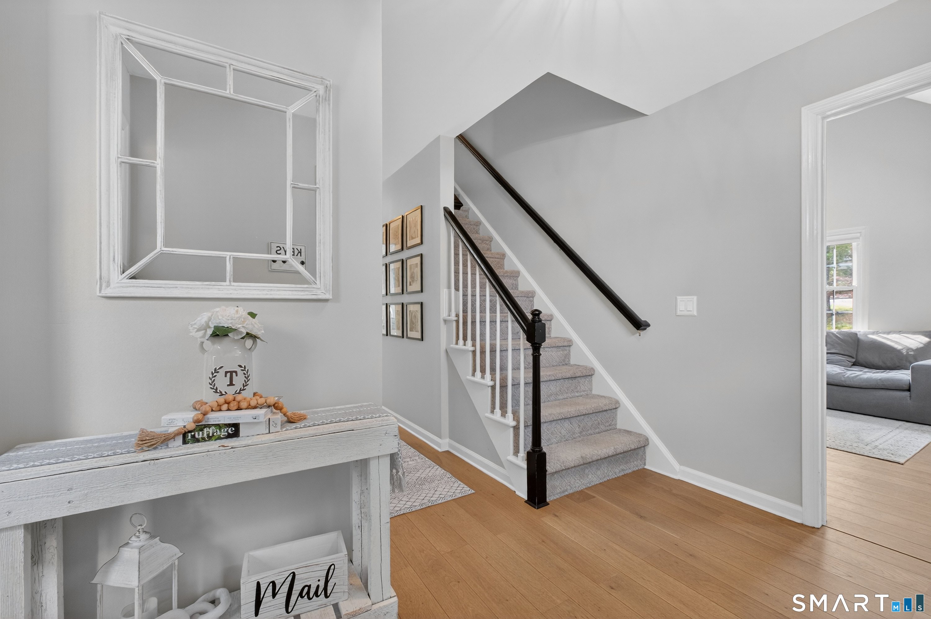 19 Prospect Ridge, Unit 41 Ridgefield, CT 06877 - Photo 5 of 29 a room with stairs and white walls