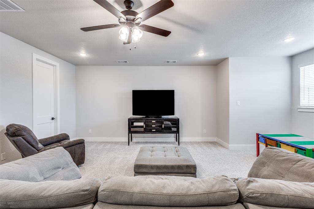 2255 County Road 377 Van Alstyne, TX 75495 - Photo 27 of 35 a living room with furniture and a flat screen tv