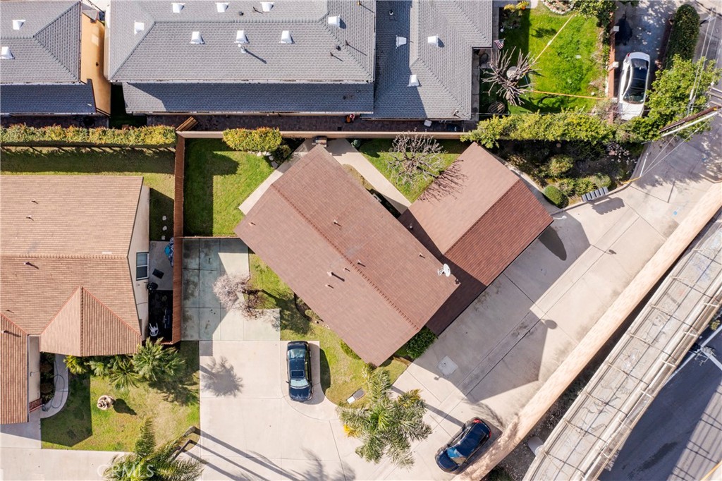 700 West 2nd Street Azusa, CA 91702 - Photo 55 of 75 an aerial view of a house with a swimming pool