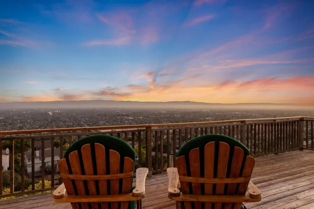 a view of an ocean and beach