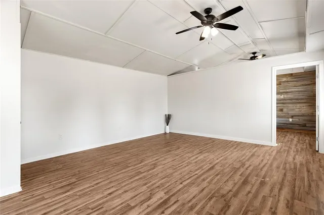 wooden floor in an empty room