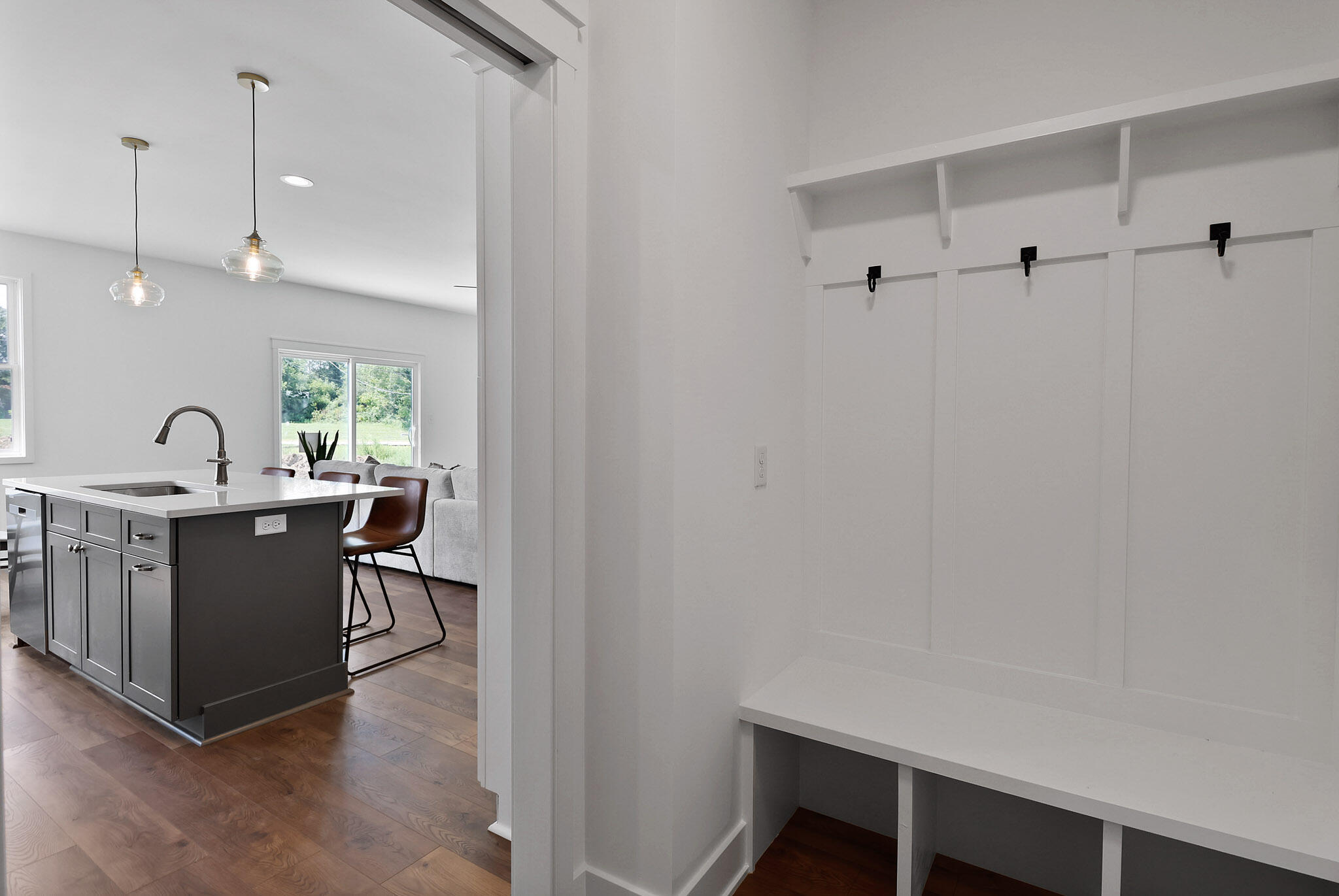 2183 Foley Street Portage, IN 46368 - Photo 12 of 22 a view of a dining room with furniture window and wooden floor