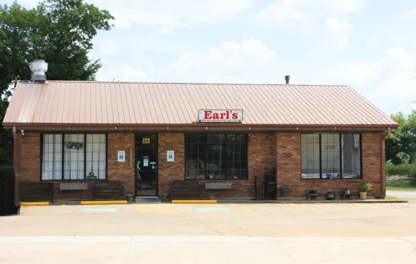 a view of a house with a outdoor space