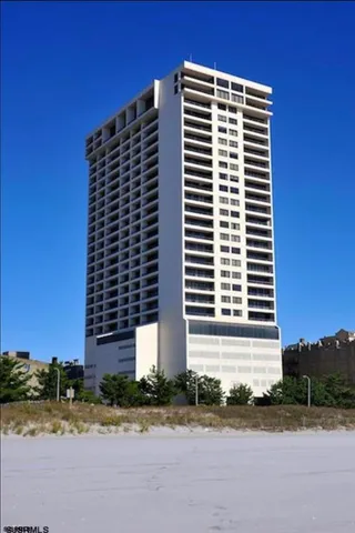 a front view of a building