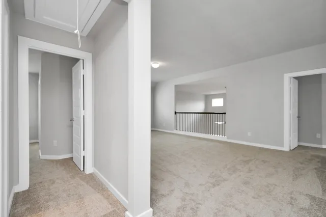 a view of an empty room