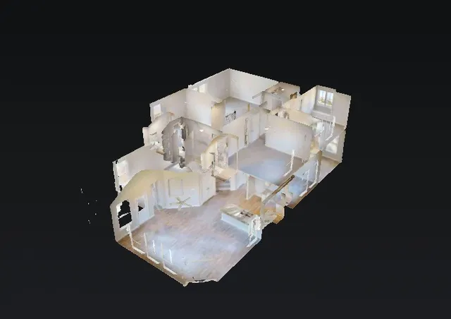 a large kitchen with kitchen island a sink stainless steel appliances and cabinets