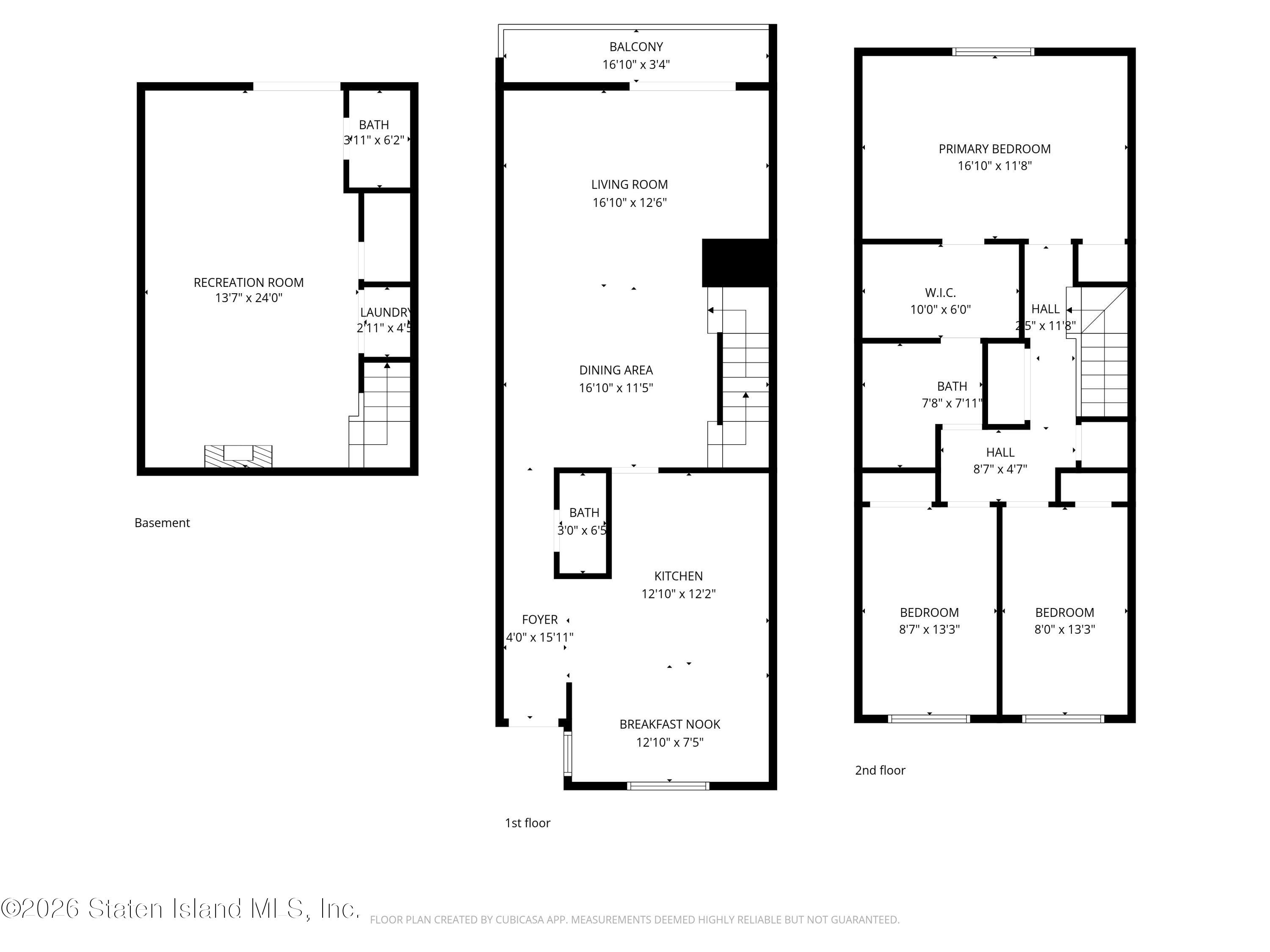 999 West Fingerboard Road Staten Island, NY 10304 - Photo 34 of 34 2D Floor Plan for 999 West Fingerboard R