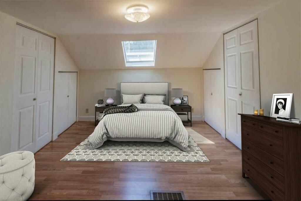 803 Cliff Mine Road Imperial, PA 15126 - Photo 4 of 24 a bedroom with a bed and wooden floor