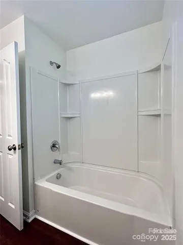 an empty room with a natural light