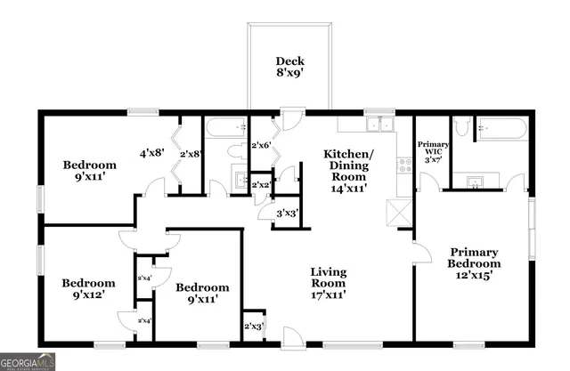 $1,790 | 66 Seminole Road Northeast, Cartersville, GA 30121
