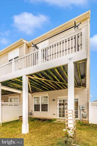 a view of a park with lawn chairs and a large tree