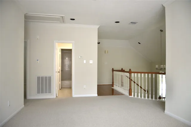 a view of an empty room