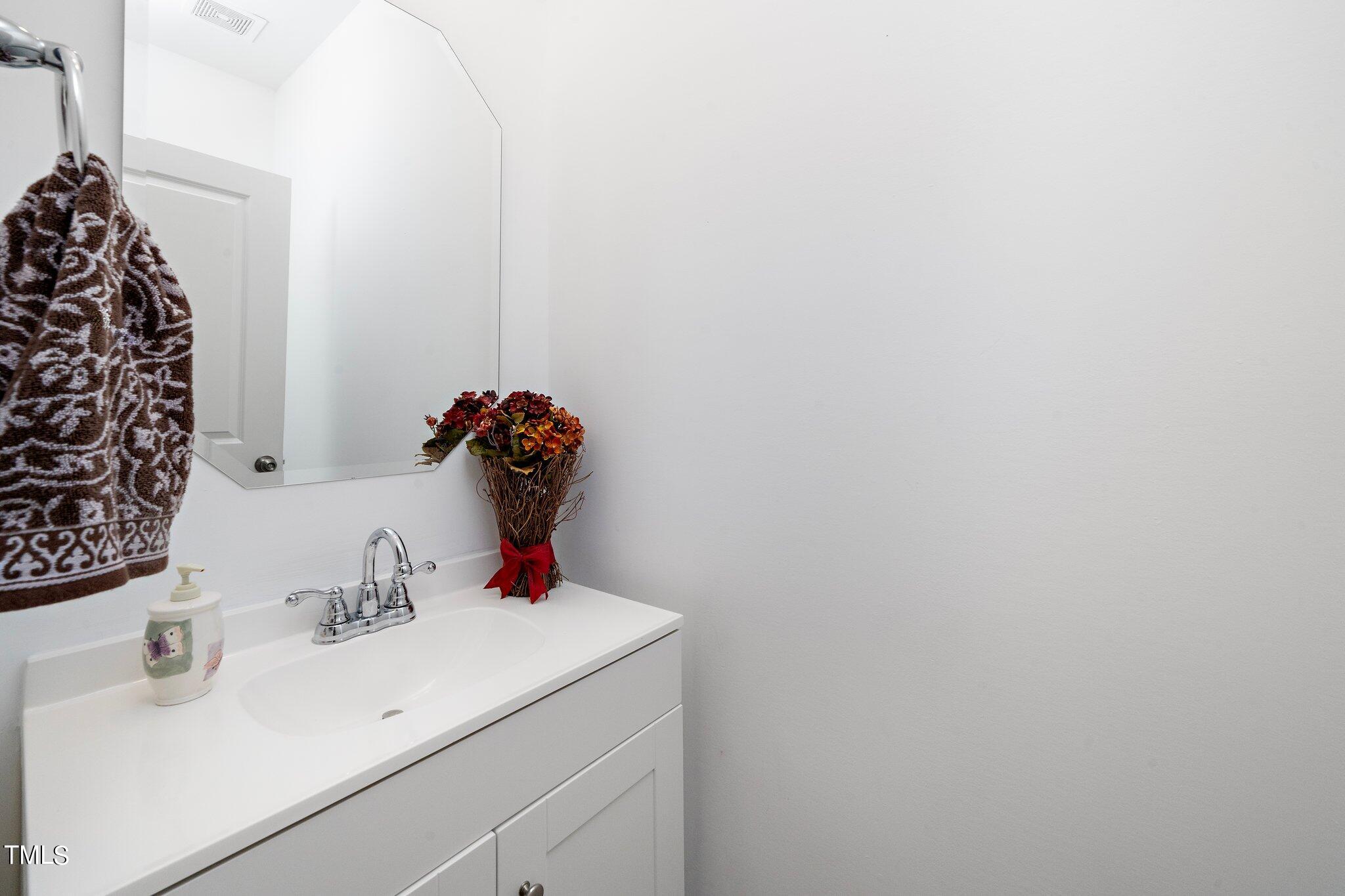 1060 North Gibson Road Mebane, NC 27302 - Photo 15 of 34 a bathroom with a sink and a mirror