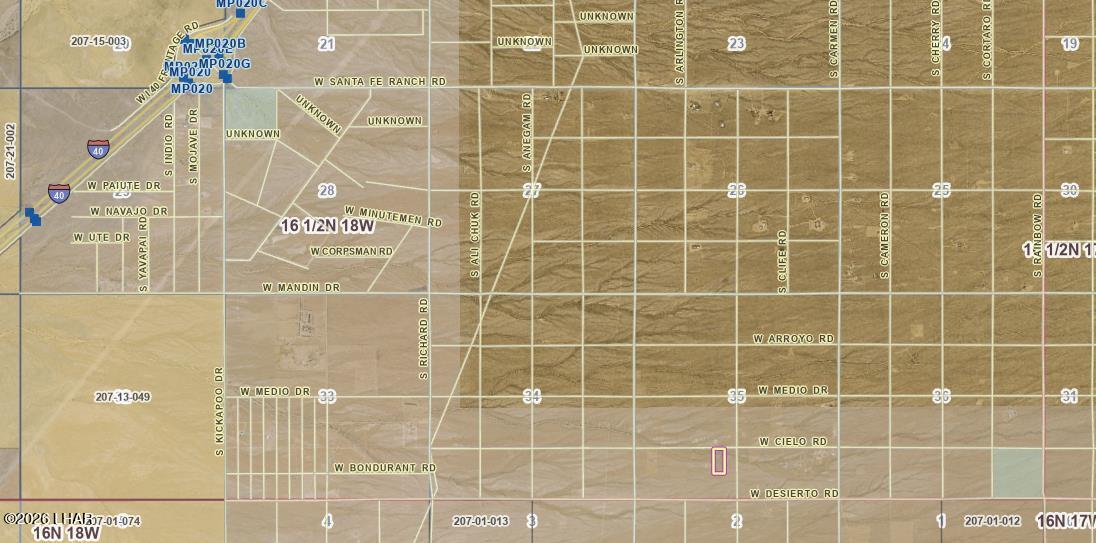 0 West Cielo Road Yucca, AZ 86438 - Photo 20 of 20 waldo gis 3
